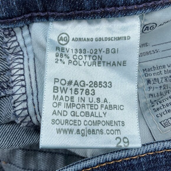Adriano Goldschmied Jeans Women 29 Stilt Roll Up Cigarette Low Stretch USA - Picture 5 of 13
